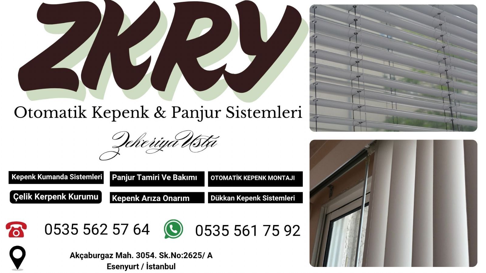 Esenyurt  Panjur ve Kepenk Tamiri
